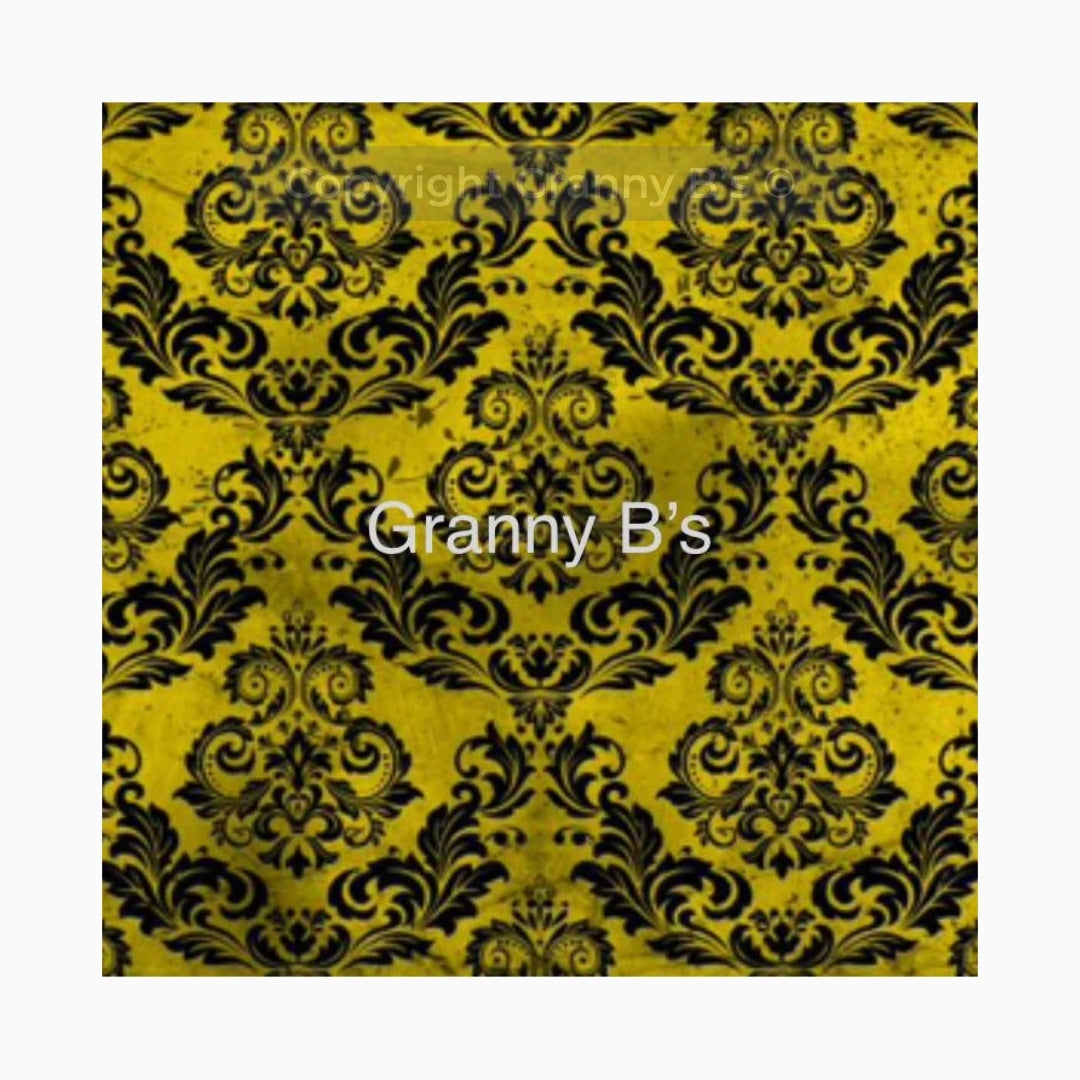 Damask Yellow' by Granny Chic Decoupage Tissue