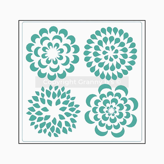 Floral Set - Stencil