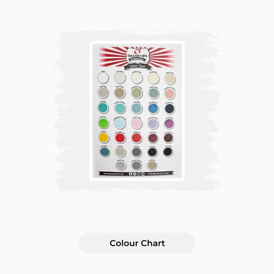 Granny B's Hand Painted Colour Chart