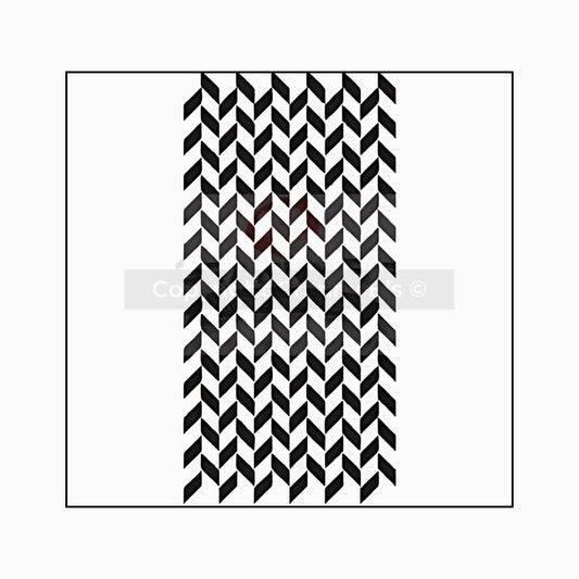 Herringbone Stencil