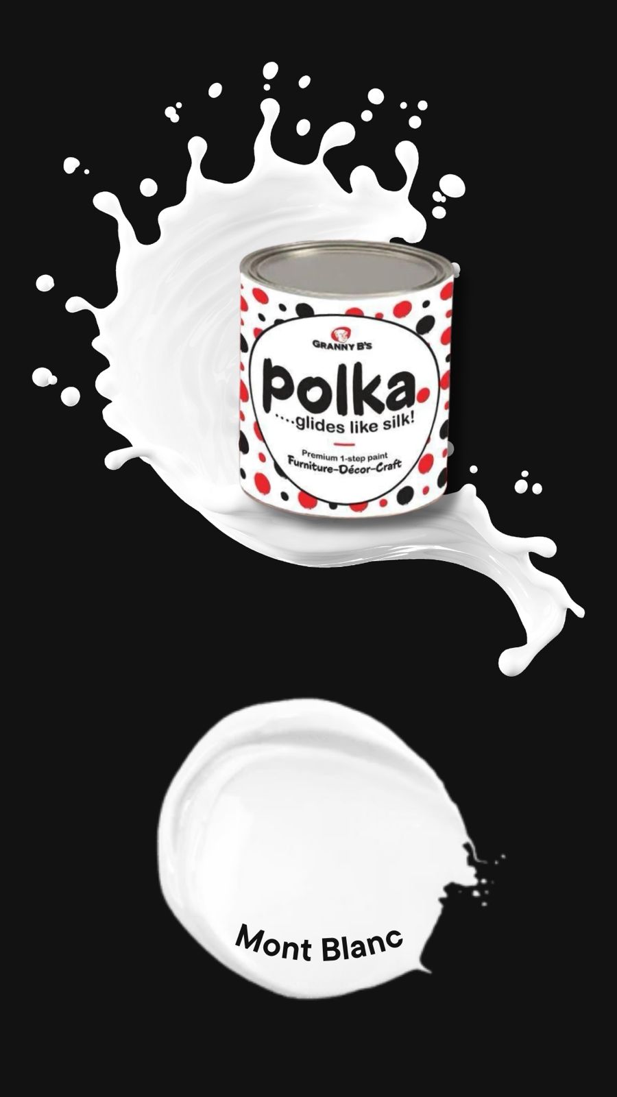 Polka.Paint - MontBlanc (Crisp White)