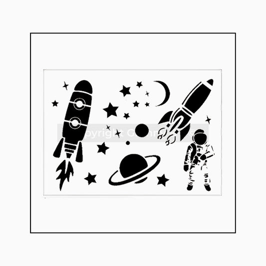 Space Stencil - Mylar