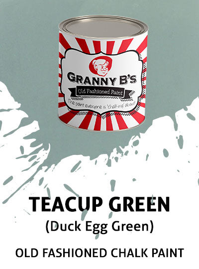 Chalkpaint - Teacup Green (Duck Egg Green) – Granny B's Old Fashioned Paint