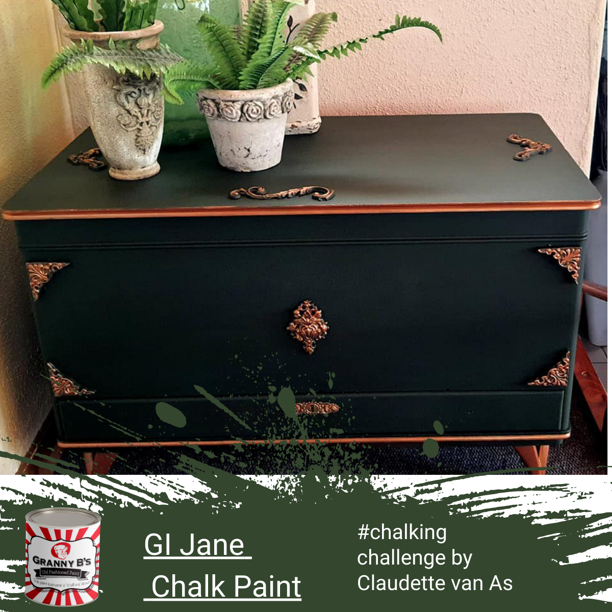 Chalkpaint | Granny B's | GI Jane (Forrest Green) | Old Fashioned Paint ...